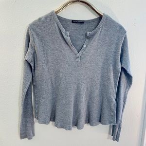 Brandy Melville Gray Top